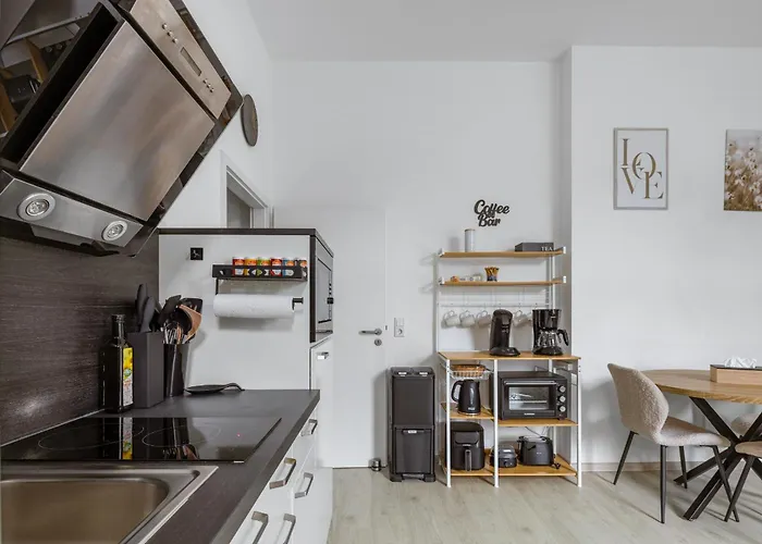 דירה Moderne Stadtvilla In Kurpark Bestlage - Bali-therme, Gop & Kliniken Fusslaeufig באד אויינהאוזן